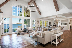 Photo for 2515 Cedar Point Drive, Wayzata, MN 55391 - Listing #5713260 Dramatic Great Room with 14ft Wall to Ceiling Windows