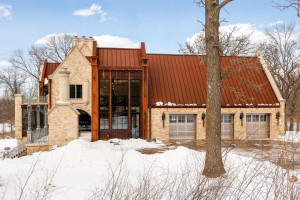 Photo for 835 Hunt Farm Road, Long Lake, MN 55356 - Listing #5693151 Countless custom features comprise the unique form and function of this home including the solid iron gutters fully integrated within the roof and walls.