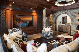 Photo for 835 Hunt Farm Road, Long Lake, MN 55356 - Listing #5693151 The intricate design of the weaving ironwork conceals the sound bars.