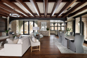 Photo for 835 Hunt Farm Road, Long Lake, MN 55356 - Listing #5693151 The stunning solid white oak coffered ceiling delivers drama, elegance and an emphasis on spaciousness.