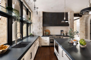 Photo for 835 Hunt Farm Road, Long Lake, MN 55356 - Listing #5693151 Rich and velvety soapstone countertops adorn this spacious kitchen.
