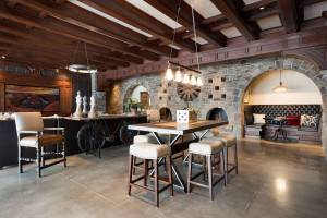 Photo for 835 Hunt Farm Road, Long Lake, MN 55356 - Listing #5693151 The dramatic fireplace creates a charming focal point to the lower level.