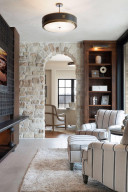 Photo for 835 Hunt Farm Road, Long Lake, MN 55356 - Listing #5693151 The heated floors of this sitting room are made from polished Indiana limestone.