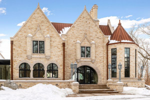 Photo for 835 Hunt Farm Road, Long Lake, MN 55356 - Listing #5693151 The property announces its presence with solid Saint Croix Valley limestone blocks. Fun fact: 45 truckloads of solid limestone delivered and tumbled onsite to create this incredible masterpiece.