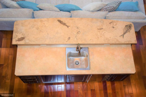 Photo for 8201 Strongbow Drive NE, Bemidji, MN 56601 - Listing #5765072 Livingroom Wet Bar Rare Fossil Counter Top 3