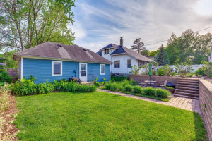 Photo for 1291 Niles Avenue, Saint Paul, MN 55116 - Listing #5763893 Beautiful backyard with paver walk leading to large detached garage