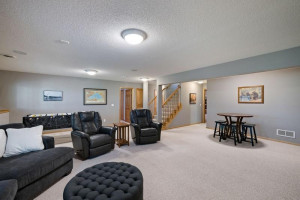 Photo for 17910 39th Place N, Plymouth, MN 55446 - Listing #6091309 Lots of room for furniture / activities in this lower level family room area