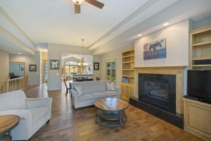 Photo for 17910 39th Place N, Plymouth, MN 55446 - Listing #6091309 Main floor great room with gas fireplace.