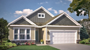 Photo for 13633 Applewood Trail, Rosemount, MN 55068 - Listing #6098803 One level living with loads of curb appeal! The Bristol Northern Craftsman exterior includes adorable stone accents across the front of the home plus board and batten for some extra charm! This home will feature a 3 car garage! *Colors will vary