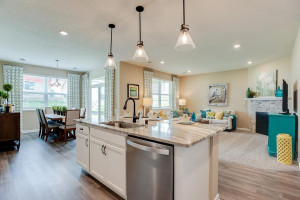 Photo for 13633 Applewood Trail, Rosemount, MN 55068 - Listing #6098803 Open, inviting and soaked in natural light - the home's living spaces flow seamlessly out from the kitchen; a theme consistent throughout the entire layout!! *Photo of previous model, selections will vary.