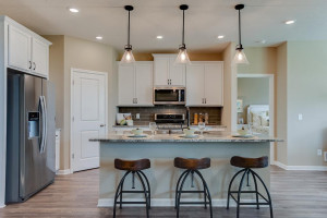 Photo for 13633 Applewood Trail, Rosemount, MN 55068 - Listing #6098803 The kitchen has ample counter space (including seating at the island!) and lots of cabinet space. The perfect space for making everyday meals or memorable special occasion dinners.... *Photo of previous model home, selections will vary