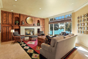 Photo for 3960 Walden Shores Road, Wayzata, MN 55391 - Listing #6097898 This room is anchored by a wall of custom-built cabinets and gas fireplace