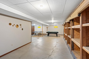 Photo for 765 Sibley Drive, Northfield, MN 55057 - Listing #6110010 The lower level works perfectly as entertainment space, professional space and for hobbies. There is a large amusement room with three bifold closets, dropped ceilings and storage shelving.