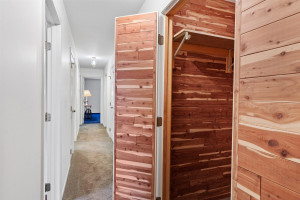Photo for 765 Sibley Drive, Northfield, MN 55057 - Listing #6110010 This level features three large bedrooms, a full bath, linen closet, utility closet, cedar closet and storage closet, all accessed by the hallway.