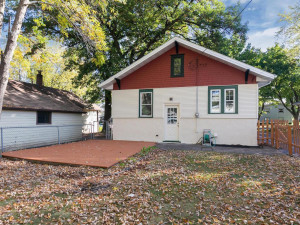 Photo for 991 Stryker Avenue, West Saint Paul, MN 55118 - Listing #6109307 Back of home with fantastic 21 x 15ft ground level deck perfect for all your outdoor furniture.