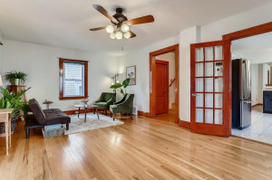 Photo for 3804 13th Avenue S, Minneapolis, MN 55407 - Listing #6114621 This expansive living room offers plenty of space for any type of gathering.
