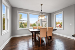 Photo for 11610 Aster Lane, Woodbury, MN 55129 - Listing #6114865 The airy layout easily flows into the dinette and walls of windows wrap the space in sunlight.