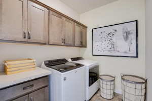 Photo for 18215 Hideaway Trail, Lakeville, MN 55044 - Listing #6118056 Dedicated laundry room is a must in this home. Shown with the cabinet option.