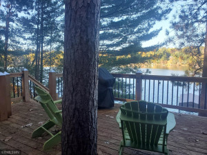 Photo for 3808 W Grove Street, Pequot Lakes, MN 56472 - Listing #6112231 Deck with pine tree allowed to grow through it.