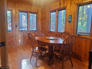 Photo for 3808 W Grove Street, Pequot Lakes, MN 56472 - Listing #6112231 Four season Porch has vaulted wood ceilings, door to deck and plenty of windows allowing for the perfect lake breeze.