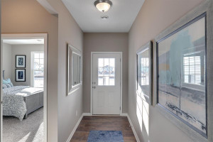 Photo for 19266 Hunter Foyer with upgraded entry door. Photos are of model, colors may vary.