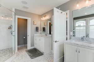 Photo for 17 Village Lane, Excelsior, MN 55331 - Listing #6123039 Owner's suite bath with marble throughout.