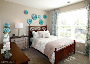 Photo for 373 Freedom Lane, Delano, MN 55328 - Listing #6127482 A peak inside that second bedroom offers a glimpse of a sunlit space with awesome windows!! Photo of model, colors will vary