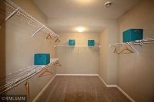 Photo for 373 Freedom Lane, Delano, MN 55328 - Listing #6127482 And then there is this walk-in closet - one of two connected directly to the primary bedroom! Photo of model, colors will vary