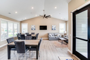 Photo for 19386 Grass Lake Trail, Rogers, MN 55374 - Listing #6128845 Clubhouse lounge area. Ample seating, lighting and television.