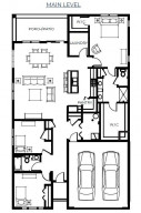 Photo for 19386 Grass Lake Trail, Rogers, MN 55374 - Listing #6128845 Base Floor Plan. This home has a 3rd garage stall.