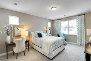 Photo for 19386 Grass Lake Trail, Rogers, MN 55374 - Listing #6128845 Spacious and bright Main Bedroom. Photos are of model home. Colors may vary.