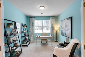 Photo for 19386 Grass Lake Trail, Rogers, MN 55374 - Listing #6128845 Bedroom 3 converted to a Study. Photos are of model home. Colors may vary.