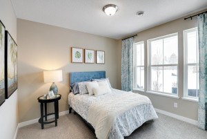 Photo for 19386 Grass Lake Trail, Rogers, MN 55374 - Listing #6128845 Bright and spacious guest bedroom. Photos are of model home. Colors may vary.