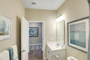 Photo for 19386 Grass Lake Trail, Rogers, MN 55374 - Listing #6128845 Hallway Bath 1. Photos are of model home. Colors may vary.