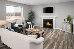 Photo for 4722 Maas Court, Minnetrista, MN 55375 - Listing #6129336 Main Floor Living Room with Gas Fireplace