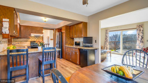 Photo for 2024 Eaglewood Circle, Shakopee, MN 55379 - Listing #6129537 Dining area view into kitchen and living room