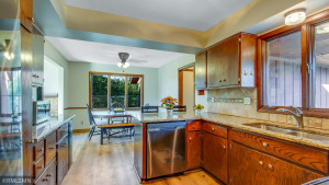 Photo for 2024 Eaglewood Circle, Shakopee, MN 55379 - Listing #6129537 Kitchen looking into dining area - to the right is a pantry area and door to attached 2 car garage
