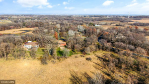 Photo for 2024 Eaglewood Circle, Shakopee, MN 55379 - Listing #6129537 Aerial view to back of home & lot. Property goes back another 30 ft from edge of green grass line