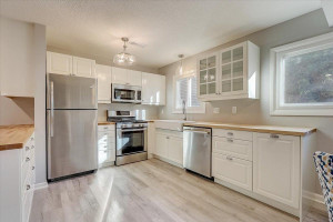 Photo for 5514 E Bavarian Pass, Fridley, MN 55432 - Listing #6117306 Brand-new cabinetry, countertops, stylish lighting, luxury vinyl plank flooring, and a great eat-in space!
