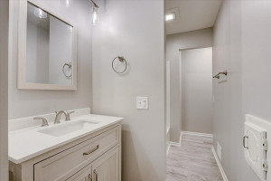 Photo for 5514 E Bavarian Pass, Fridley, MN 55432 - Listing #6117306 Upper level nicely finished updated full bathroom.
