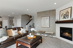 Great Room: Picture of Model Home. Options may vary in actual home