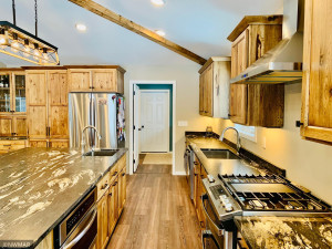 Photo for 1329 26th Avenue NW, Baudette, MN 56623 - Listing #6182486 Custom kitchen with Hickory soft close cabinets