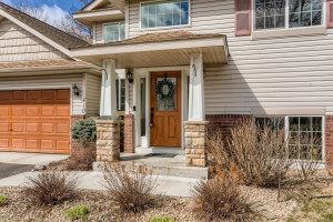 Photo for 410 Lancaster Lane N, Champlin, MN 55316 - Listing #6184032 Great curb appeal with vinyl, brick and stone combo. Close to Elm Creek Park Reserve, historic Downtown Anoka, and the upcoming Mississippi Crossings! Note that the garage door is insulated and the concrete apron!
