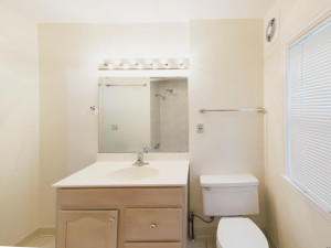 Photo for 1611 Merrill Street, Saint Paul, MN 55108 - Listing #6199995 Even the bathroom has a big bright window and an abundance of light! Say goodbye to dreary, dark, damp, and dreadful. If you are so inclined, you can see there is space for a larger vanity, clothes hamper, or accessories to the left of the vanity.