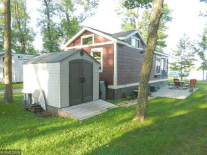 Photo for 29510 US Highway 169, #20, Aitkin, MN 56431 - Listing #6195143 View of back side of cabin (shed has been removed).