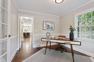Photo for 3530 Edmund Boulevard, Minneapolis, MN 55406 - Listing #6205579 This flexible space could also function as a den or study to suit the changing needs of your household. Chair-rail trim adds style and visual interest.