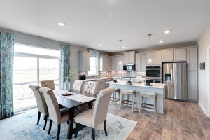 Photo for 12391 62nd Street NE, Otsego, MN 55301 - Listing #6195953 Thoughtfully-designed with a combination of functionality and modern design, this kitchen space is sure to impress. *pictures are of model, actual colors in home may vary.
