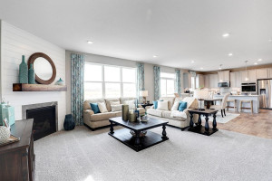 Photo for 12391 62nd Street NE, Otsego, MN 55301 - Listing #6195953 The sun soaked main level provides plenty of space and comfort for gatherings. *pictures are of model, actual colors in home may vary.