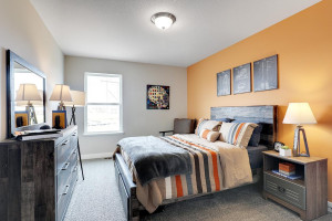 Photo for 12391 62nd Street NE, Otsego, MN 55301 - Listing #6195953 One of the 4 bedrooms upstairs. *pictures are of model, actual colors in home may vary.