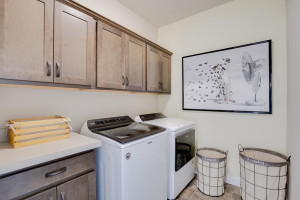 Photo for 18215 Hideaway Trail, Lakeville, MN 55044 - Listing #6118056 Dedicated laundry room is a must in this home. Shown with the cabinet option.
